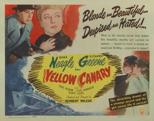 Richard Greene, Albert Lieven, and Anna Neagle in Yellow Canary (1943)