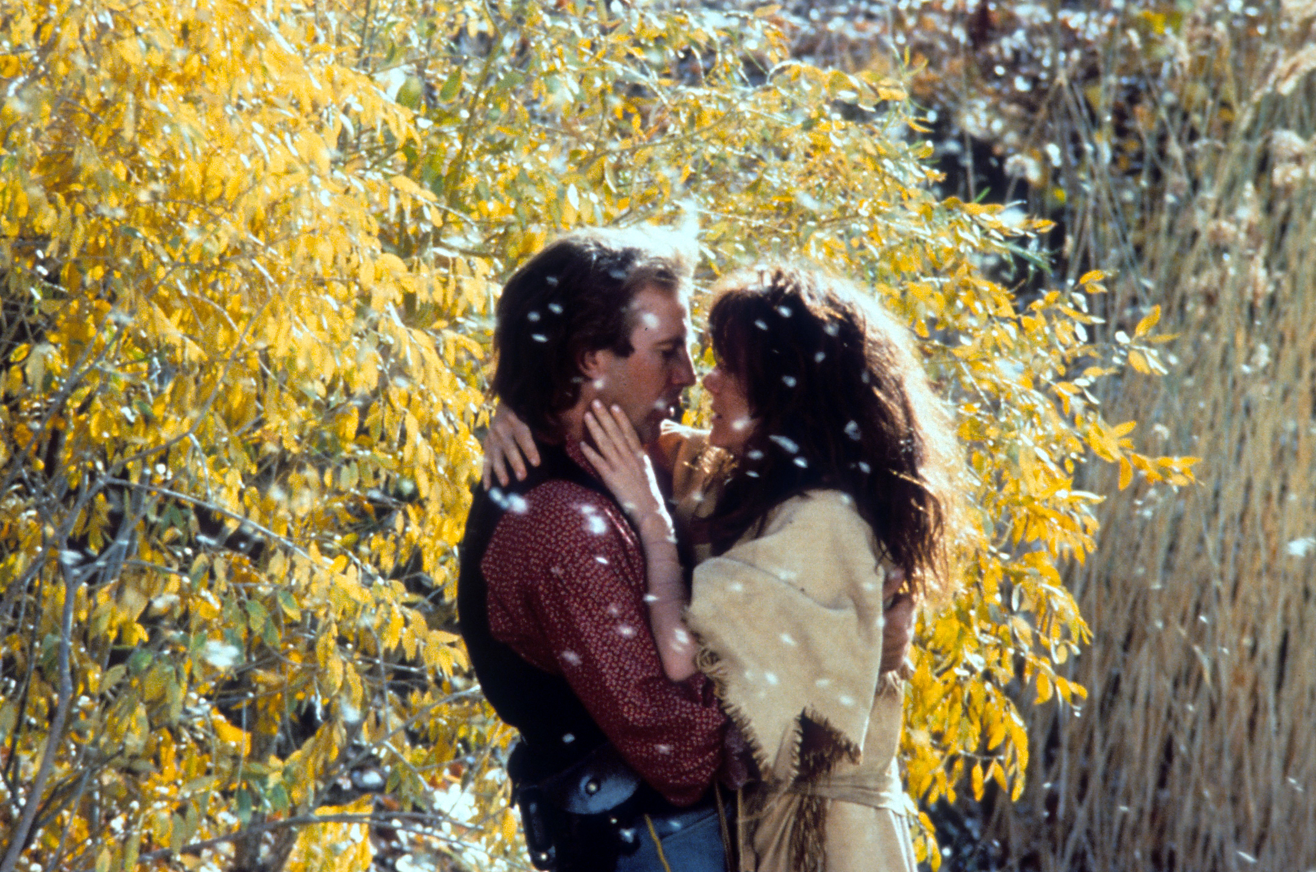 Kevin Costner and Mary McDonnell in Dances with Wolves (1990)