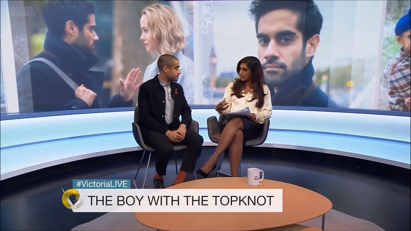 Sacha Dhawan and Tina Daheley in Victoria Derbyshire (2015)