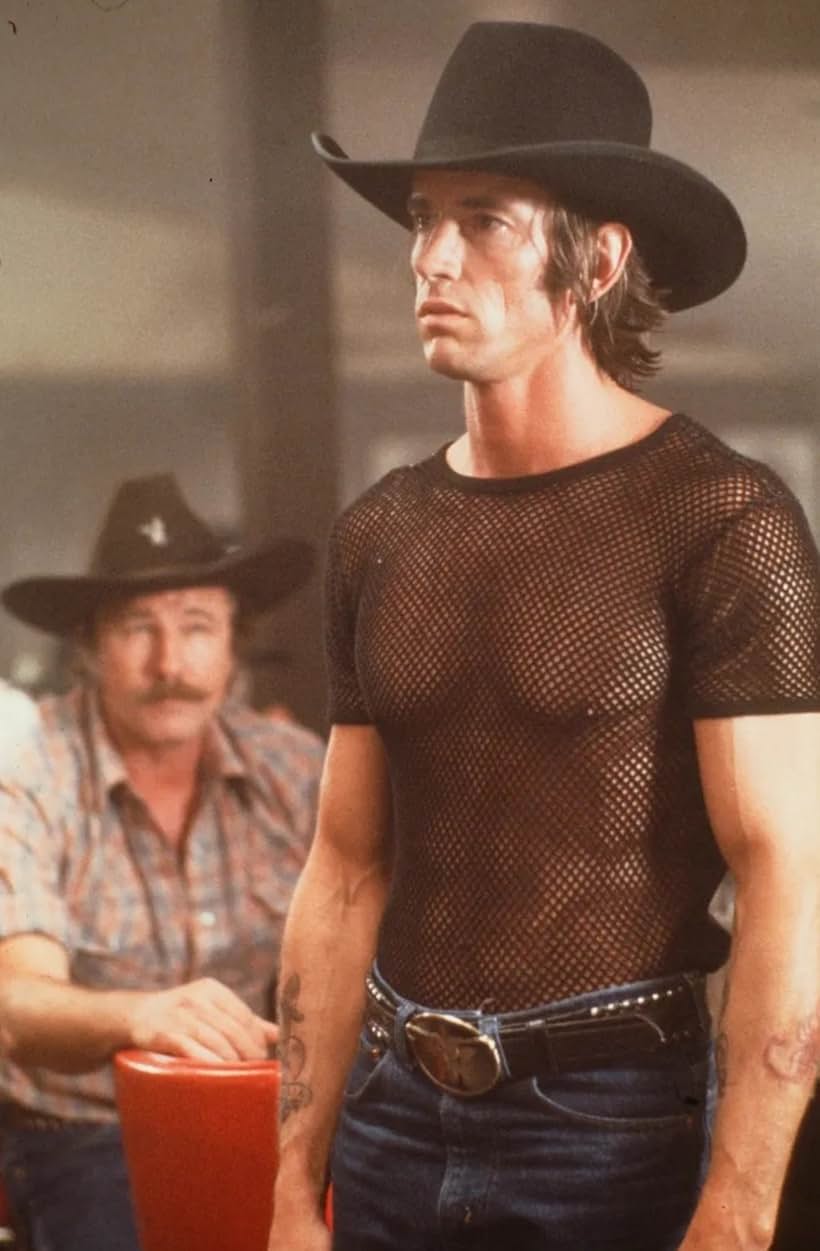 Scott Glenn and James Gammon in Urban Cowboy (1980)