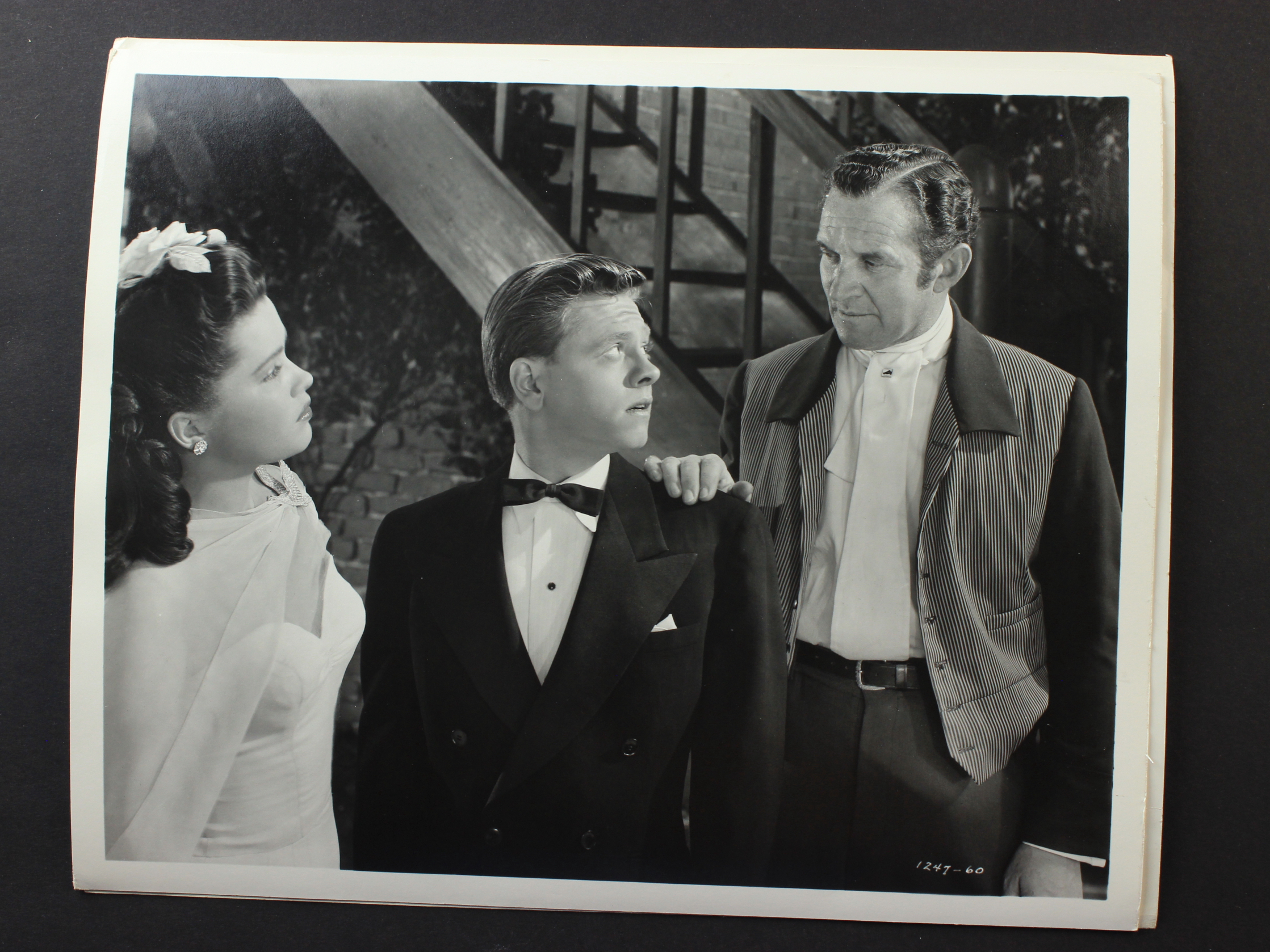 Mickey Rooney, Ian Hunter, and Marta Linden in A Yank at Eton (1942)