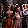 Yvonne De Carlo, Lois Andrews, Lucille Barkley, and George Macready in The Desert Hawk (1950)