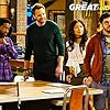 Joel McHale, Christopher Mintz-Plasse, Shaun J. Brown, and Christine Ko in The Great Indoors (2016)