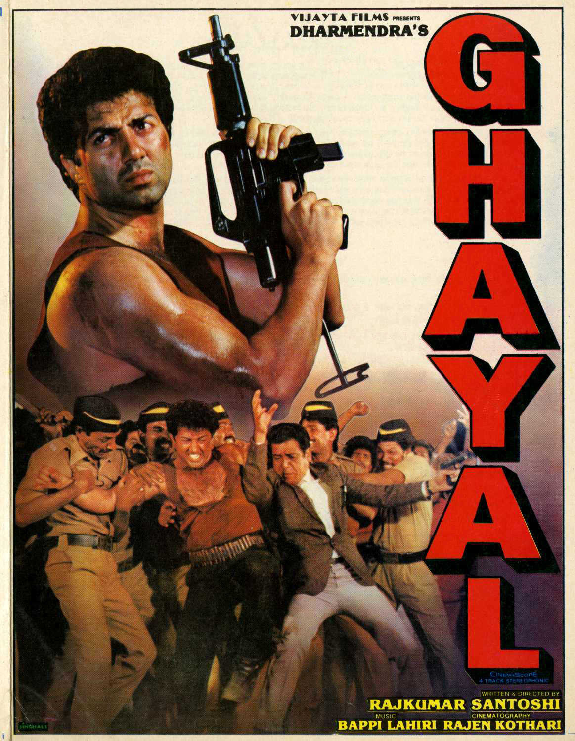 Sunny Deol in Ghayal (1990)