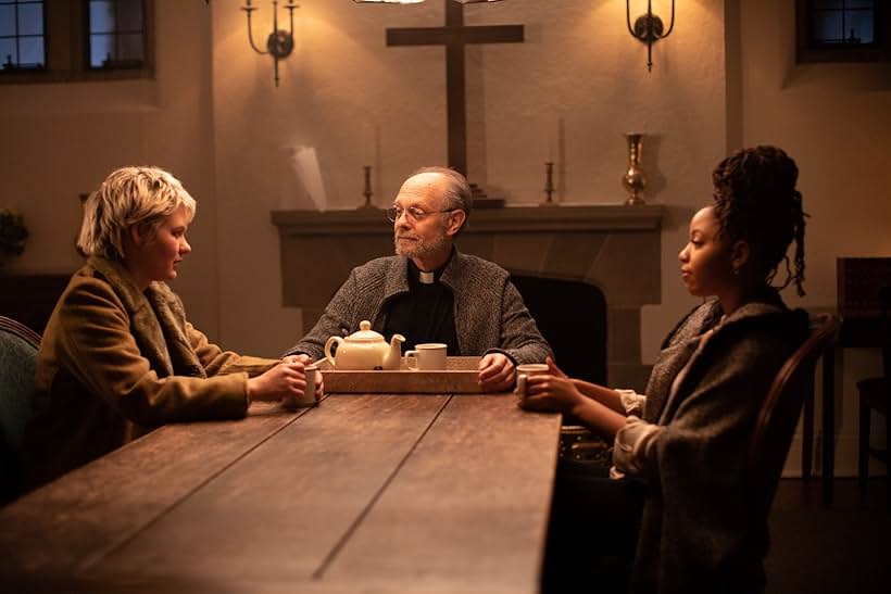 David Hyde Pierce, Chloe Bailey, and Ryan Simpkins in The Exorcism (2024)