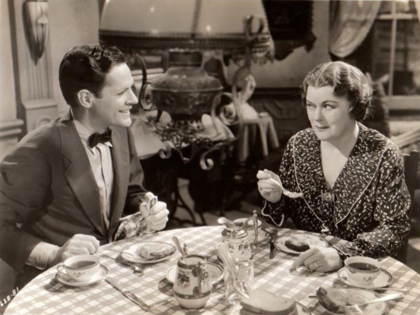 Mary Boland and Donald Woods in A Son Comes Home (1936)