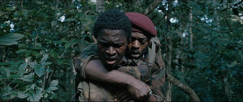 Marc Zinga and Stéphane Bak in The Mercy of the Jungle (2018)