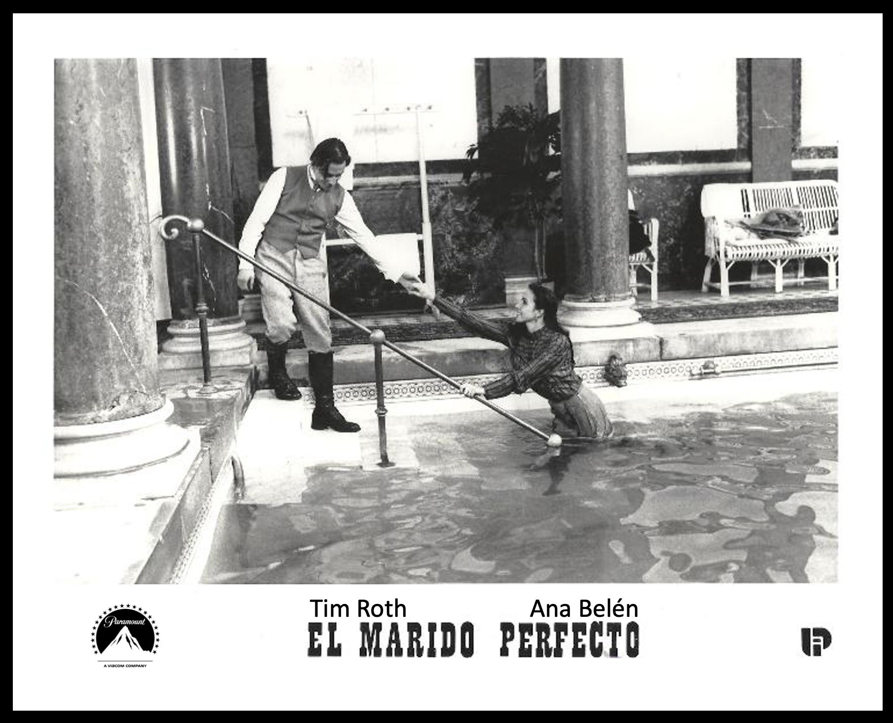 Tim Roth and Ana Belén in The Perfect Husband (1992)