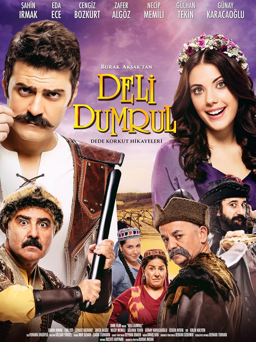 Zafer Algöz, Günay Karacaoglu, Sahin Irmak, Cengiz Bozkurt, Gülhan Tekin, Necip Memili, and Eda Ece in Dede Korkut Hikayeleri: Deli Dumrul (2017)