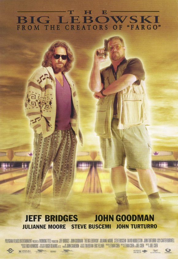 Jeff Bridges and John Goodman in The Big Lebowski (1998)