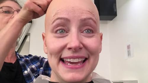 HEIDI SCHOOLER AT COLOUR BOX MAKEUP SHOOT- REMOVING BALD CAP w/ Annette Lorant (