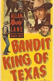 Allan Lane, Eddy Waller, and Black Jack in Bandit King of Texas (1949)