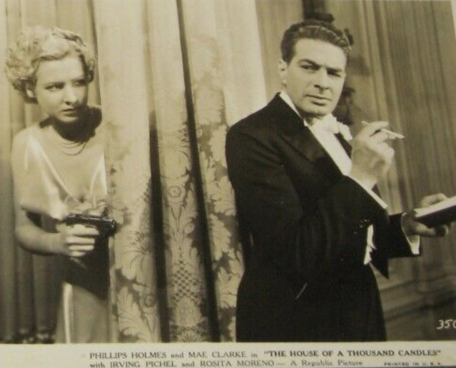 Mae Clarke and Irving Pichel in The House of a Thousand Candles (1936)