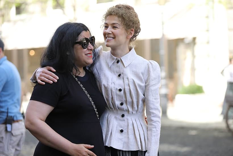 Rosamund Pike and Marjane Satrapi in Radioactive (2019)