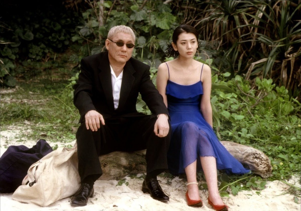 Takeshi Kitano and Kotomi Kyôno in Takeshis' (2005)