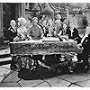 Oliver Hardy, Mischa Auer, Tom Dugan, Jack Haley, Charles Halton, Patsy Kelly, Stan Laurel, Rosina Lawrence, and Lyda Roberti in Pick a Star (1937)