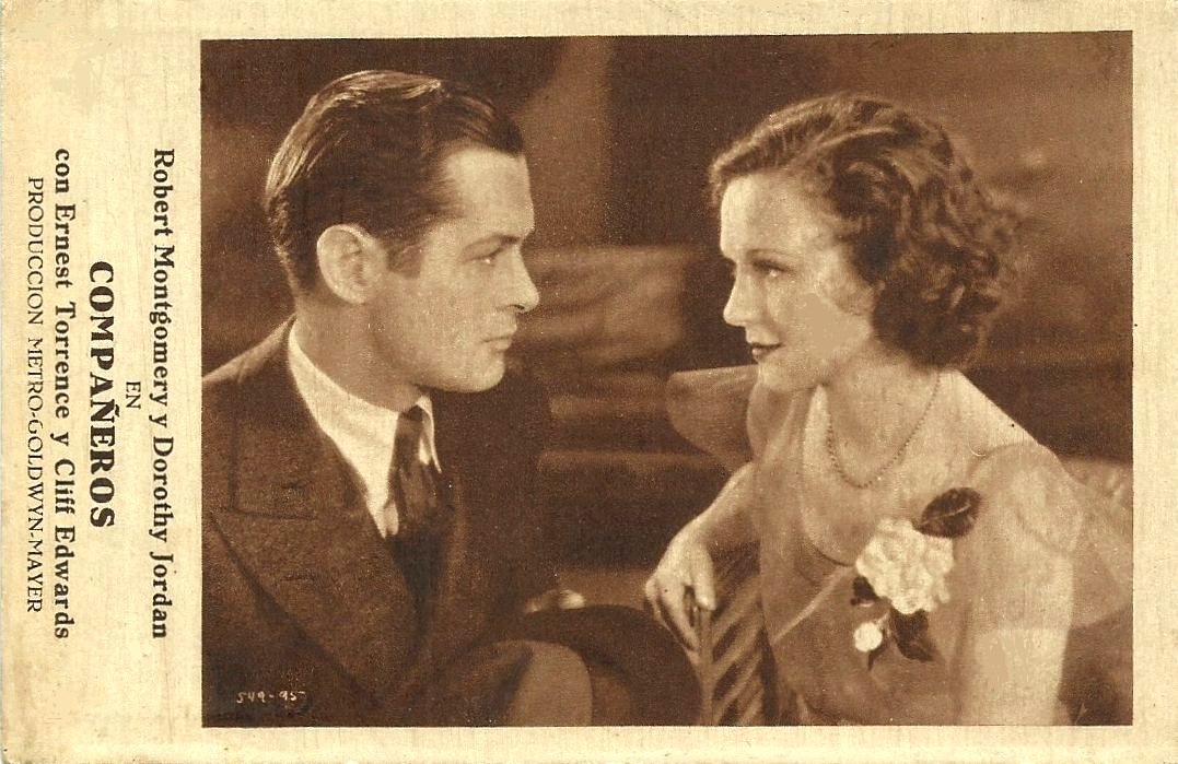 Dorothy Jordan and Robert Montgomery in Shipmates (1931)