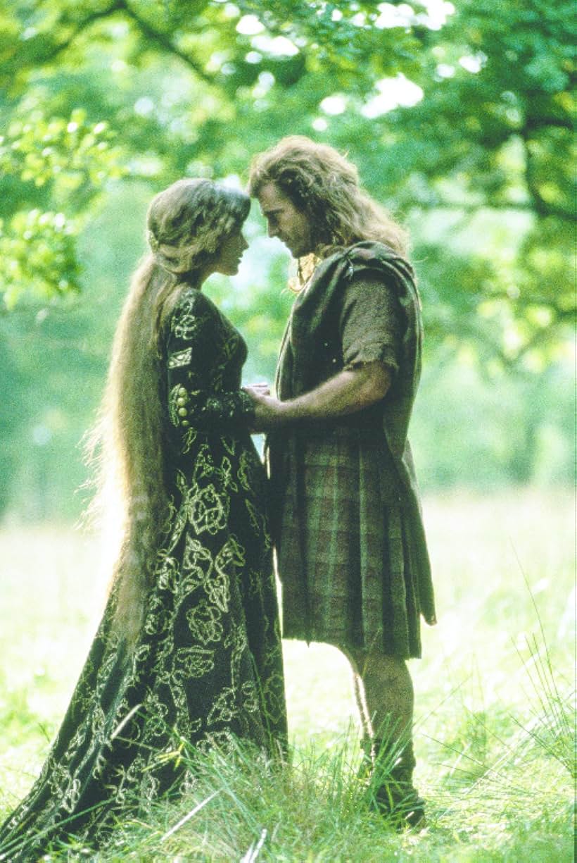 Mel Gibson and Sophie Marceau in Braveheart (1995)