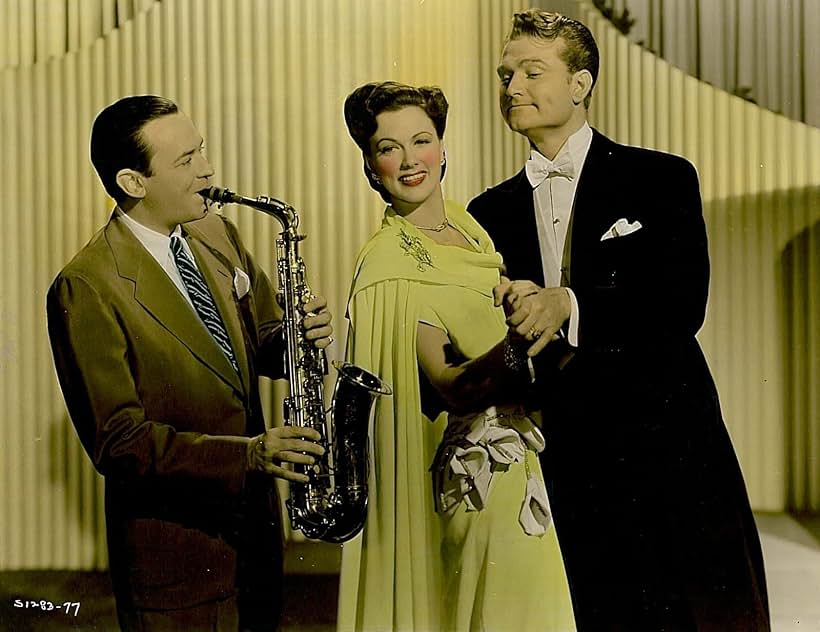 Eleanor Powell, Jimmy Dorsey, and Red Skelton in I Dood It (1943)