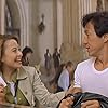 Jackie Chan and Michelle Ferre in Ngo si seoi (1998)