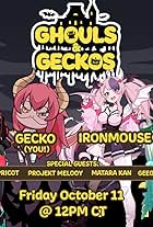 Ironmouse, Haruka Karibu, Projekt Melody, Froot, Zentreya, General Geega, and Matara Kan in Ghouls & Geckos (2024)