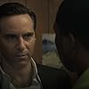 Alessandro Nivola and Leslie Odom Jr. in The Many Saints of Newark (2021)