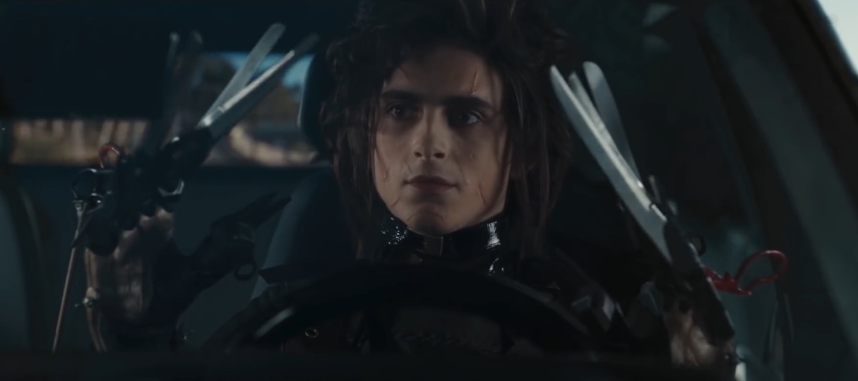 Timothée Chalamet in Cadillac: How Do You Drive with Scissorhands? (2021)