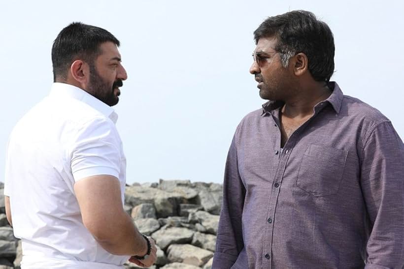 Arvind Swamy and Vijay Sethupathi in Chekka Chivantha Vaanam (2018)