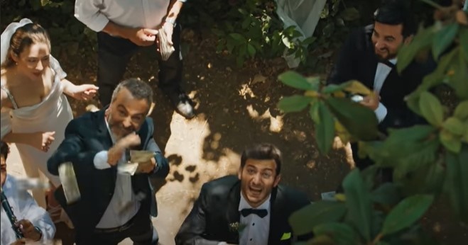 Serdar Orçin, Cenan Adigüzel, Deniz Gürkan, and Cem Gelinoglu in Kismet (2023)