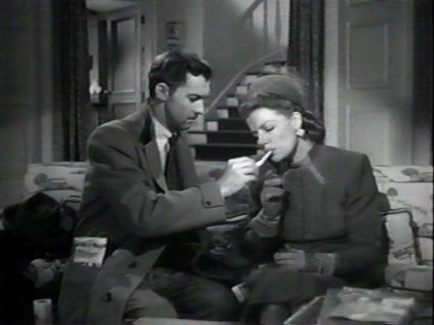 Zachary Scott and Ann Sheridan in The Unfaithful (1947)