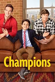 Anders Holm, Andy Favreau, and Josie Totah in Champions (2018)