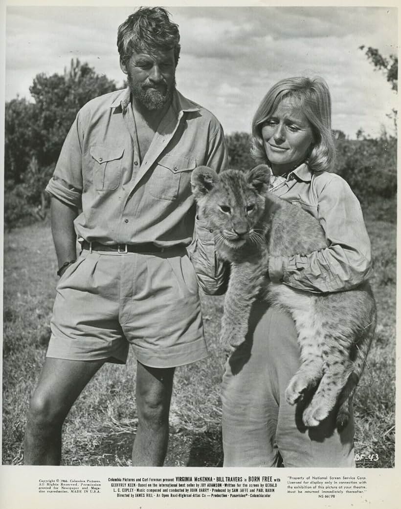 Virginia McKenna and Bill Travers in Born Free (1966)