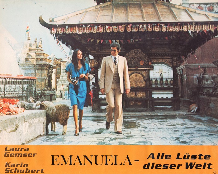 Laura Gemser and Ivan Rassimov in Emanuelle Around the World (1977)