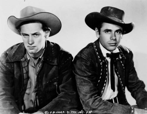 William Holden and Glenn Ford in Texas (1941)