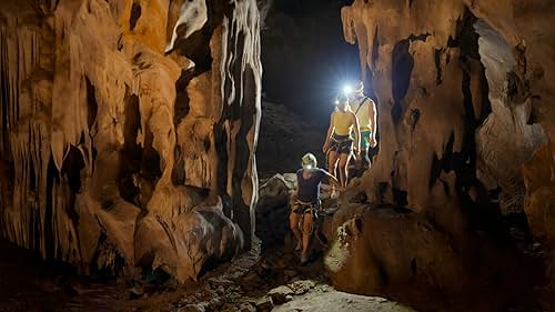 Hannah Burns, Neesh Riaz, and Ryan Warner in Cave Raid (2024)