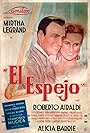 Roberto Airaldi and Mirtha Legrand in El espejo (1943)