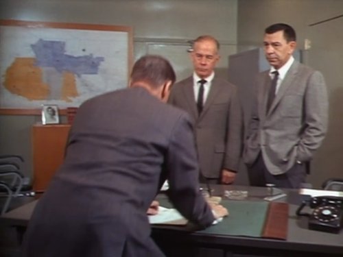 Art Gilmore, Harry Morgan, and Jack Webb in Dragnet 1967 (1967)