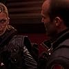 Natasha Henstridge and Jason Statham in Ghosts of Mars (2001)