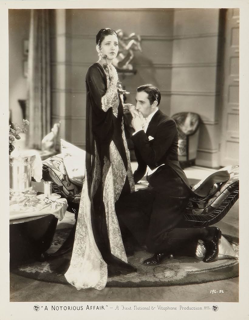 Basil Rathbone and Kay Francis in A Notorious Affair (1930)