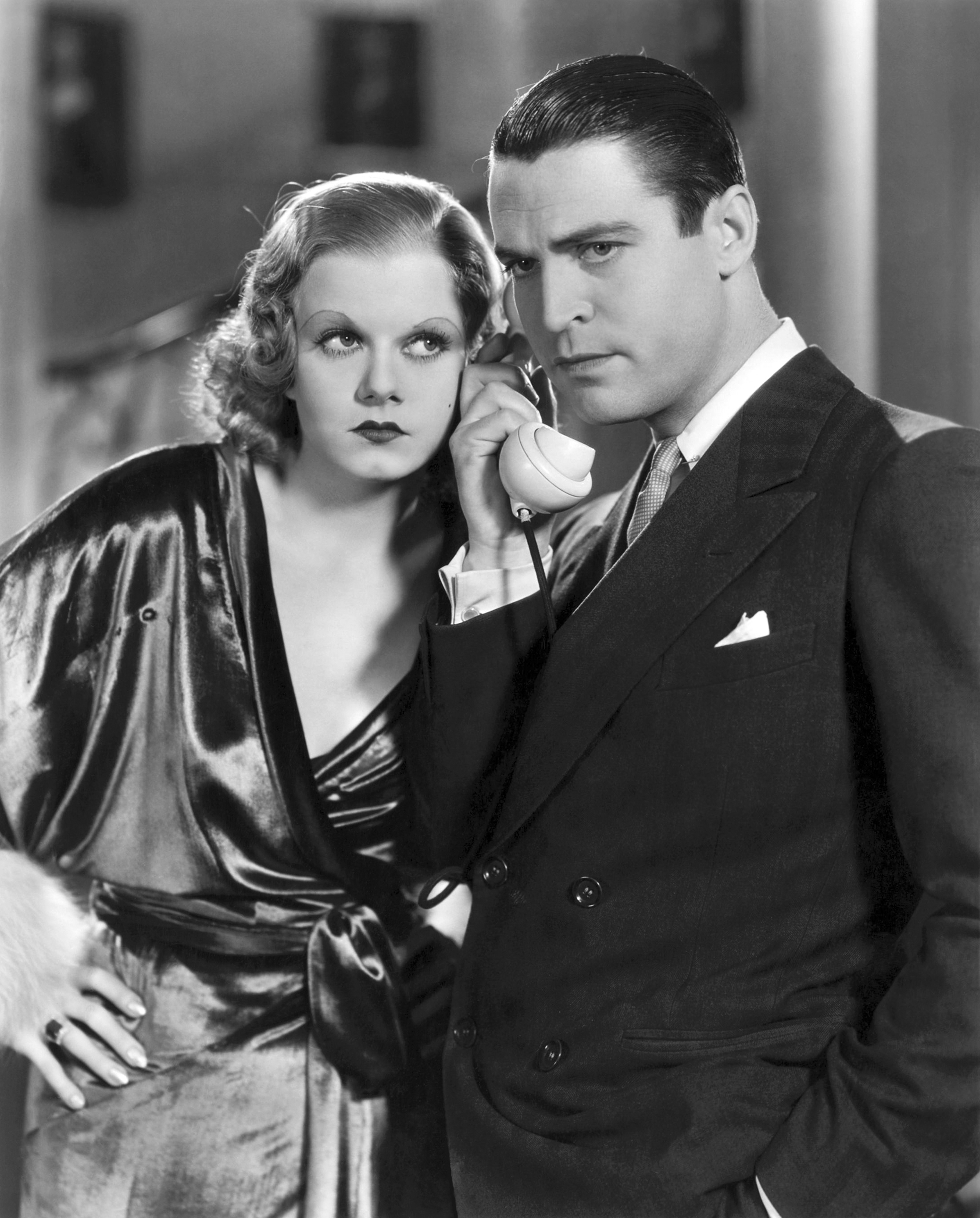 Jean Harlow and Chester Morris in Red-Headed Woman (1932)