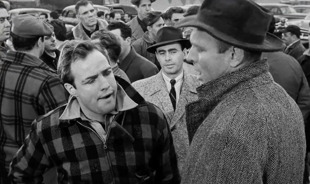 Marlon Brando and Martin Balsam in On the Waterfront (1954)