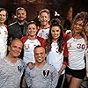 Jean-Luc Lemoine, André Bouchet, Anaïs Grangerac, Thierry Samitier, Olivier Minne, Anthony Laborde, Enora Malagré, Laure Boulleau, and Capucine Anav in Fort Boyard (1990)