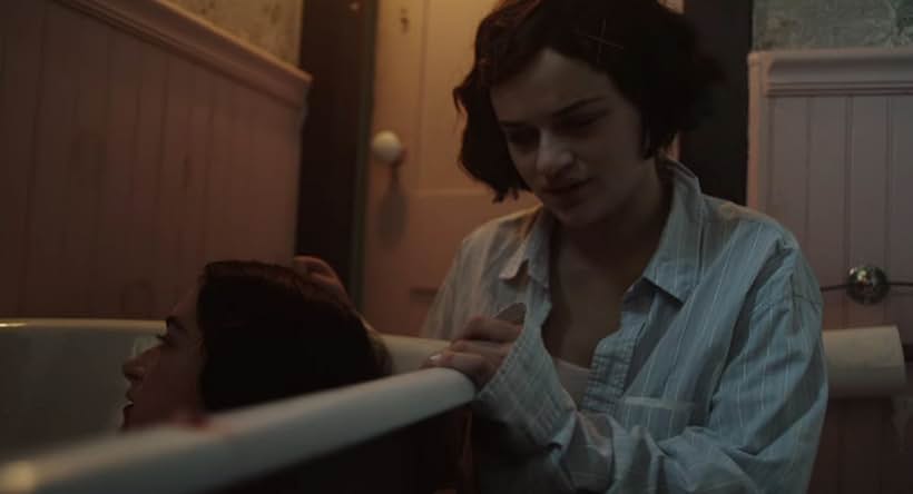 Joey King and Abby Quinn in Radium Girls (2018)