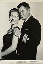 Glenn Ford and Diane Brewster in Torpedo Run (1958)