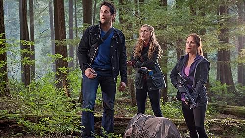 Miranda Frigon, Niall Matter, and Sara Canning in Primeval: New World (2012)