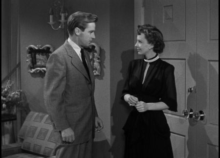 Richard Basehart and Signe Hasso in Outside the Wall (1950)