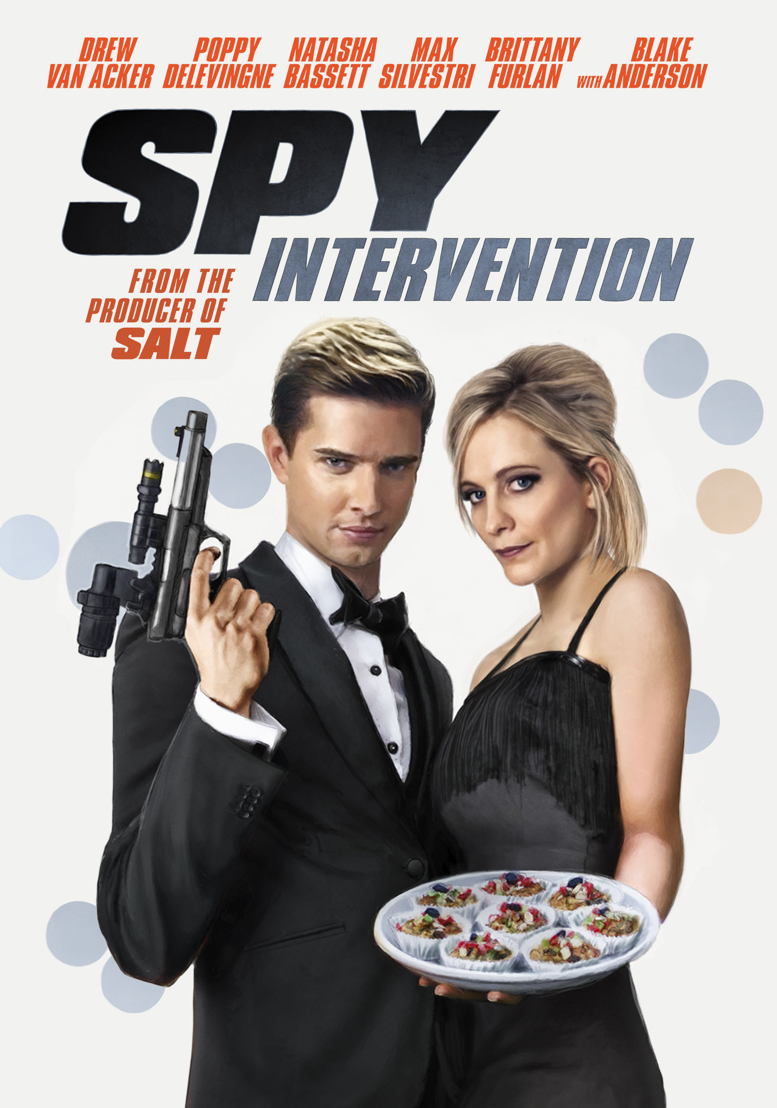 Drew Van Acker and Poppy Delevingne in Spy Intervention (2020)