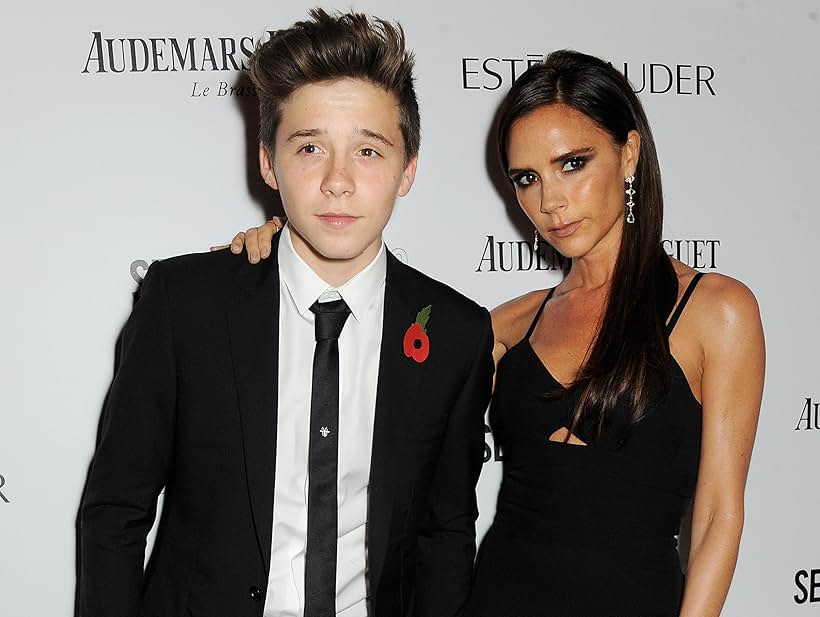 Victoria Beckham and Brooklyn Peltz Beckham at an event for Then Came You (2018)