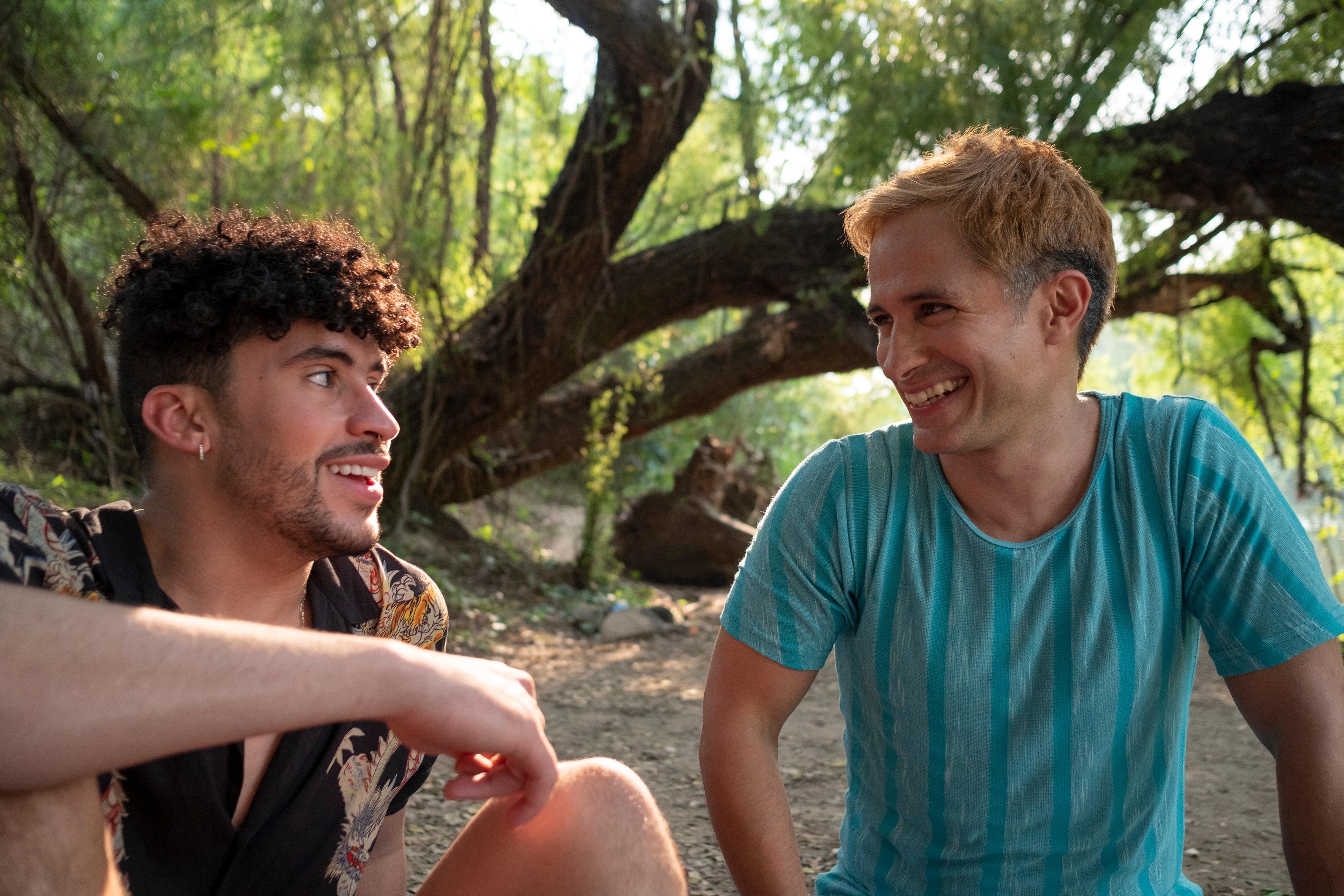 Gael García Bernal and Bad Bunny in Cassandro (2023)