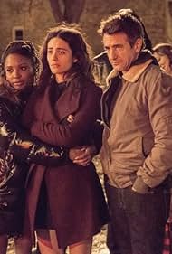 Dermot Mulroney, Emmy Rossum, Shanola Hampton, and Isidora Goreshter in Shameless (2011)